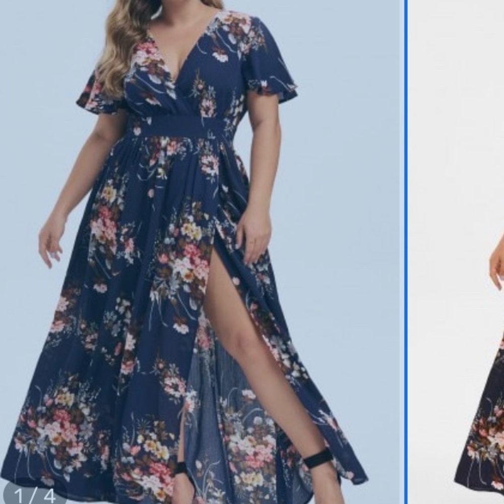Plus Size 16 brand new dress...blue